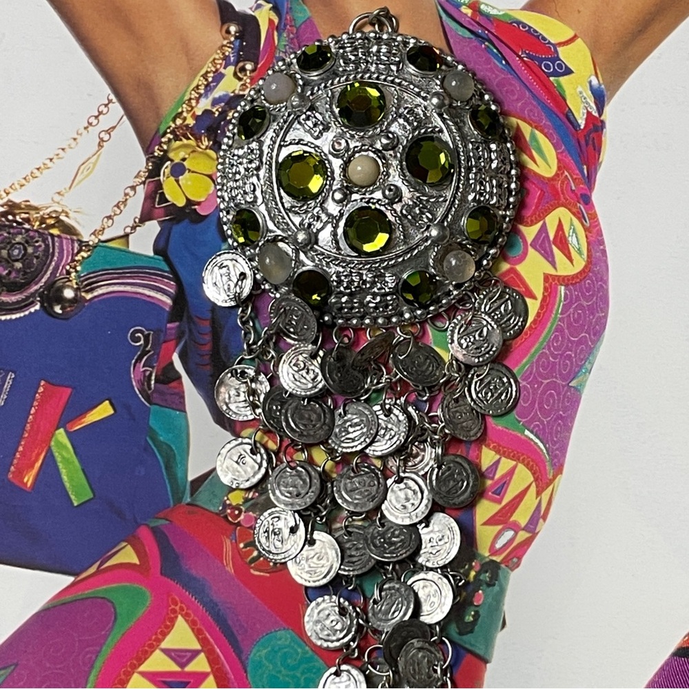 Vintage Belly Dancer Pendant